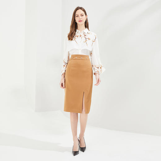 PG2A4斯尔丽瑟俪夏季新品时尚印花上衣衬衫 商品图4