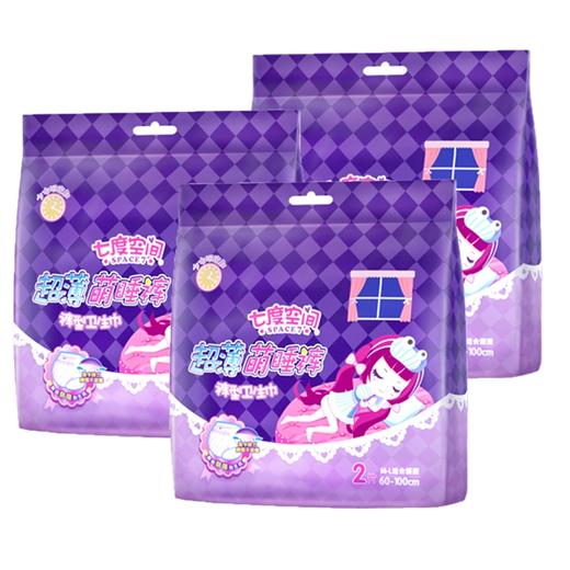 【七度空间专区】萌睡裤卫生巾20片小箱装2片*10包 商品图0