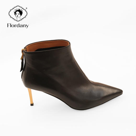 弗洛丹尼时尚大气金属细跟女鞋D216203 商品图2