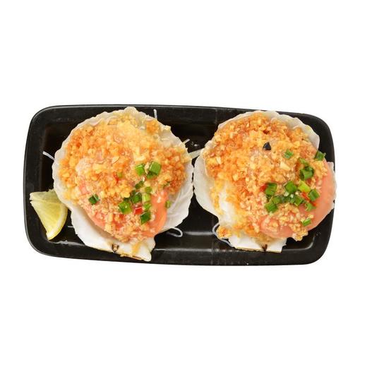 快手菜 蒜香扇贝(两个) /盒【半成品—需加熟食用】 商品图1