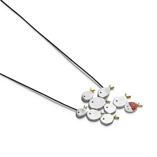 北京仓｜Kiss the Frog-Fish-九只小胖鱼 项链［希腊设计师］ 商品图2