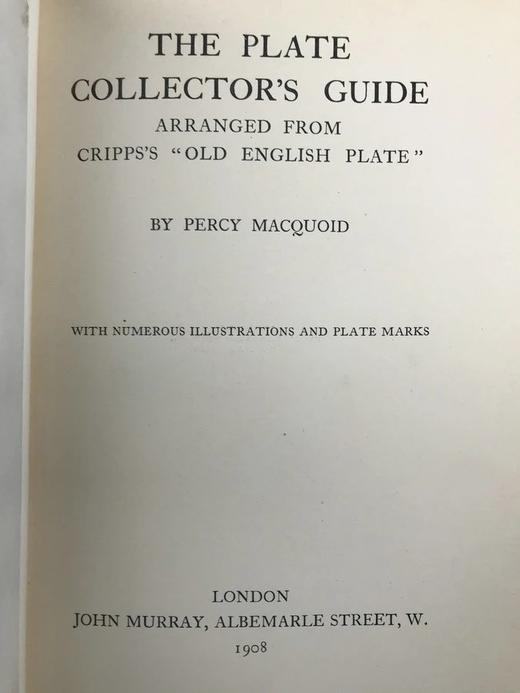 1908年 古董器皿收藏者指南 67幅插图 漆布精装大32开 商品图3