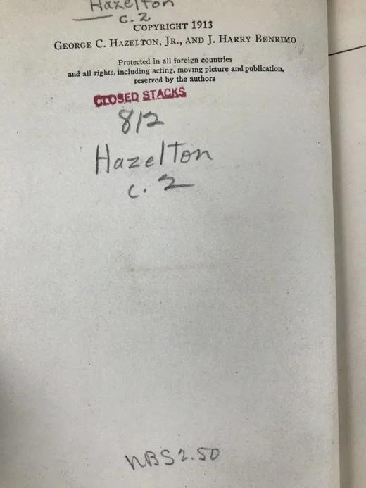 1913年 海外中国剧《黄马褂》 约7幅插图 精装32开 商品图3