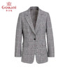 乔万尼春季新款西装外套通勤气质格纹英伦风收腰一粒扣EI3B179 商品缩略图4