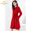 乔万尼早春新款红色风衣喜宴气质显白收腰系带大衣EI3A177 商品缩略图2