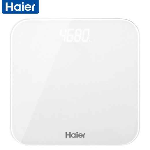 海尔（Haier）体重秤 家用健康秤电子秤高精度Q10U1-电池版 商品图0