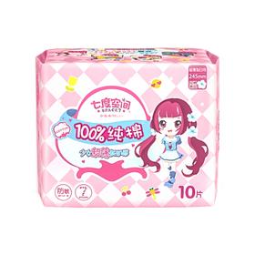 【七度空间专区】少女系列卫生巾超薄日用10片*12包小箱装