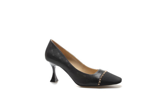 豪麟名鞋奥莱迪嘉女装羊皮革时尚气质皮鞋DJYZA12WP010黑色  原价1660元 商品图0