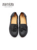 西村名物2021秋季新款英伦风中跟软皮一脚蹬乐福鞋女小皮鞋X21CE33061 商品缩略图2