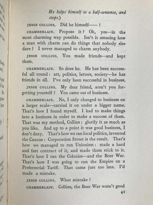 限量750册 1922年 劳伦斯·霍斯曼对话体政治小说《废黜》 漆布脊精装32开 商品图7
