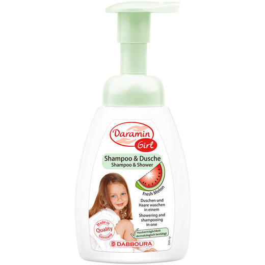 德国进口达罗咪儿童洗发水沐浴露二合一250ml3-12岁女孩无硅油 商品图4