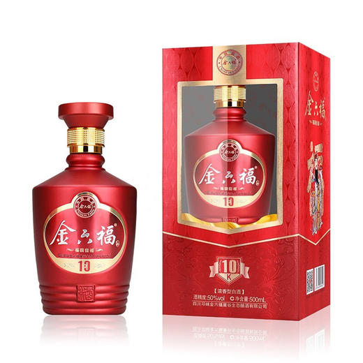 金六福福满佳禧K10 50度浓香500ml 商品图0