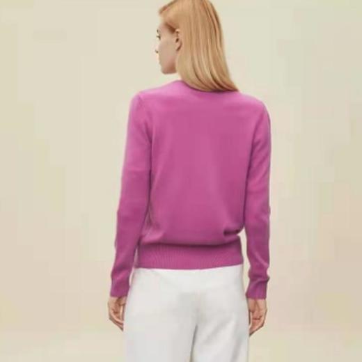 3楼 米皇圆领羊绒女开衫 商品图2