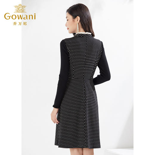 乔万尼早春新款连衣裙针织裙弹力修身显瘦EI3E129 商品图3