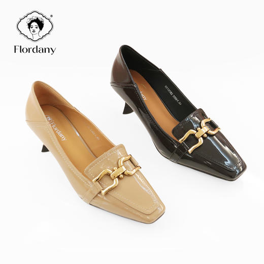 弗洛丹尼简约时尚细跟女鞋D212582 商品图4