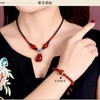 TZW-红玛瑙吊坠女项链民族风长款毛衣链 商品缩略图12