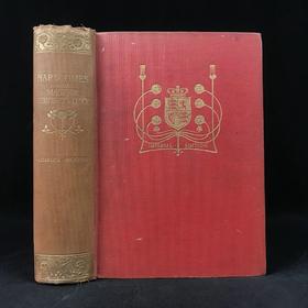 1902年 狄更斯《艰难时世》《汉普雷老爷的钟》 配精美插图 漆布精装大32开