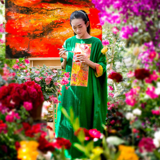 雨林春晓民族风连衣裙  | 杨老师同款 商品图1