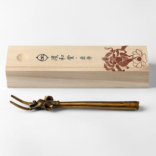 PJ022象头铁壶叉（铜夹） 商品图4