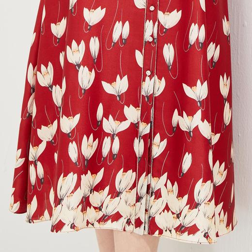 LB8E3斯尔丽瑟俪2021年夏季上新时尚定位花衬衫式连衣裙 商品图5