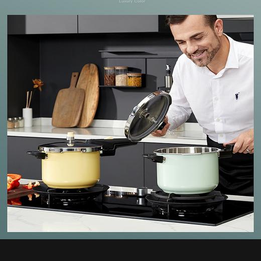 UKK 304不锈钢高压锅classic22-6L（黄色） 商品图1