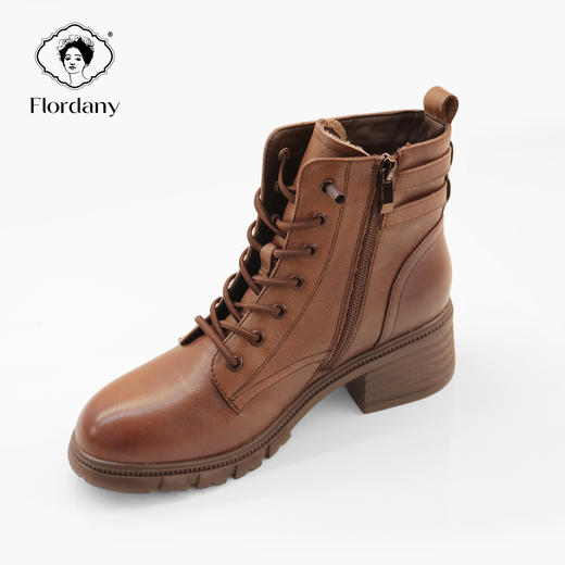 弗洛丹尼简约舒适中粗跟女鞋D216216 商品图1