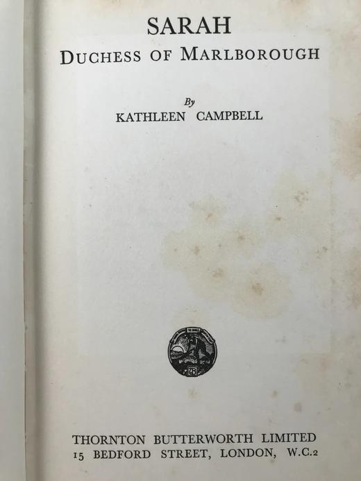 萨拉：马尔博罗公爵夫人传 14幅插图 漆布精装大32开 商品图3