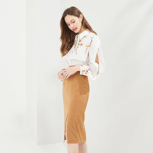 PG2A4斯尔丽瑟俪夏季新品时尚印花上衣衬衫 商品图3