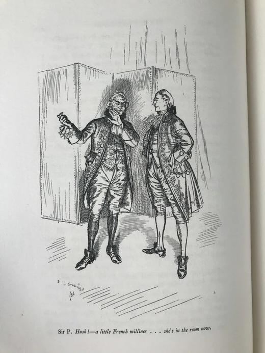 1896年 谢里丹《造谣学校/情敌》 埃德蒙·苏利文插图 漆布精装16开 商品图10