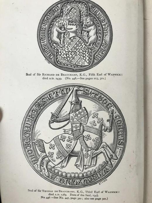 1875年 布铁尔《英国纹章学》 450幅插图（含少量手工上色） 漆布精装32开 商品图7