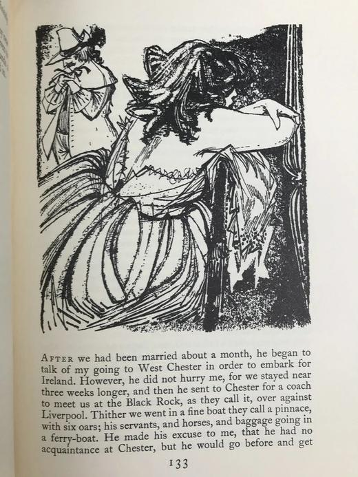 笛福《摩尔·弗兰德斯》 奈杰尔·兰伯恩插图 精装18开带书匣 商品图7