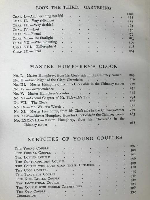 1902年 狄更斯《艰难时世》《汉普雷老爷的钟》 配精美插图 漆布精装大32开 商品图4