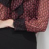RE2A3斯尔丽瑟俪2021夏季上新气质飘带蝴蝶结八分袖女士衬衫 商品缩略图5