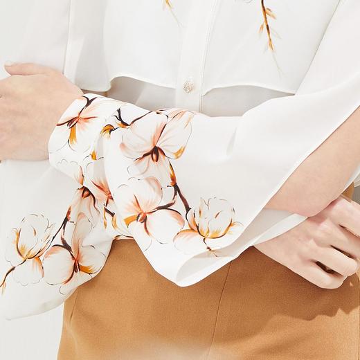 PG2A4斯尔丽瑟俪夏季新品时尚印花上衣衬衫 商品图6