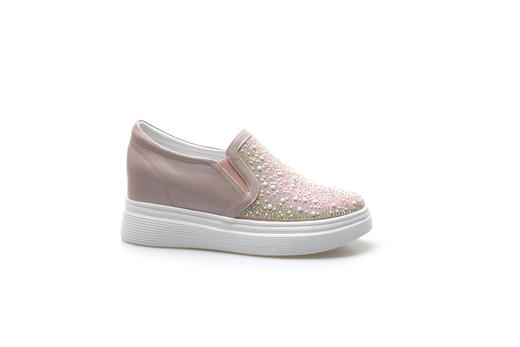 豪麟名鞋奥莱迪嘉女装牛皮革休闲鞋DJXXO12WX206粉色  原价1660元 商品图0