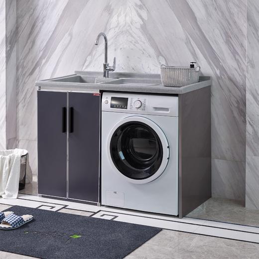 鑫达菲 洗衣柜 轻奢灰 1.1-1.2-1.3-1.4-1.5米 左 商品图0