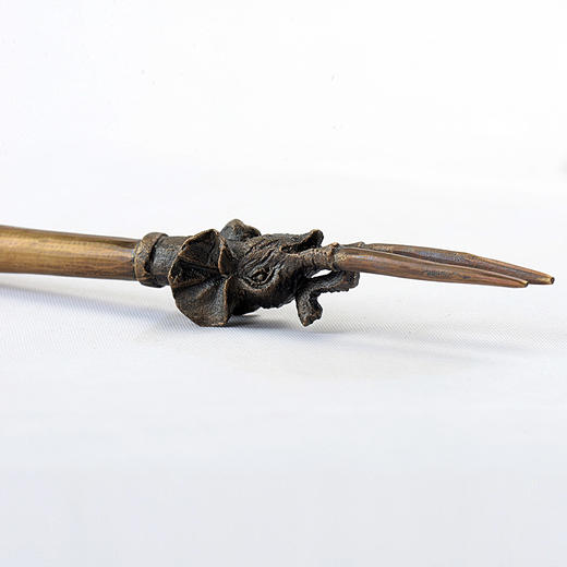 PJ022象头铁壶叉（铜夹） 商品图2