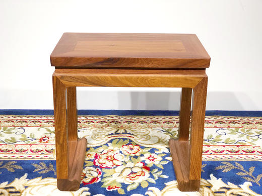 红桥红  家具严选  缅甸花梨（大果紫檀）【105有束腰带托子 琴桌两件套】 商品图8