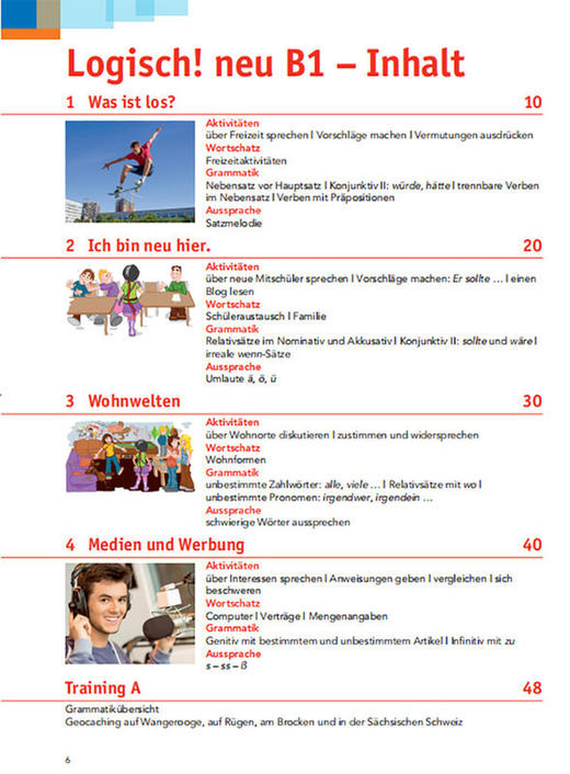 【外研社】开心学德语(青少版)(B1)(学生用书)(附单词手册) 商品图2