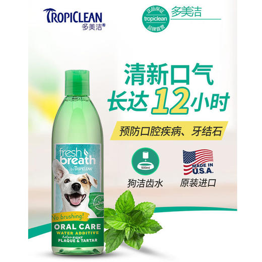多美洁 犬用洁齿水 118ml/瓶 预防口腔疾病 商品图3