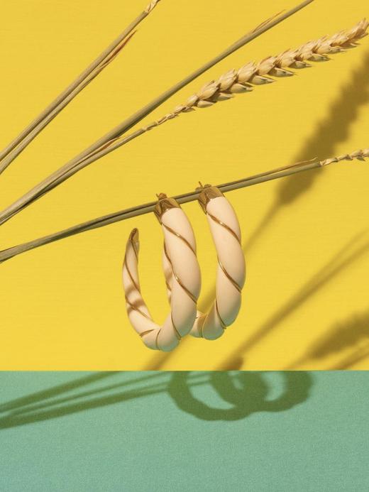 北京仓｜Aurélie Bidermann-Ivory Diana-象牙色 耳环［法国设计师］ 商品图1