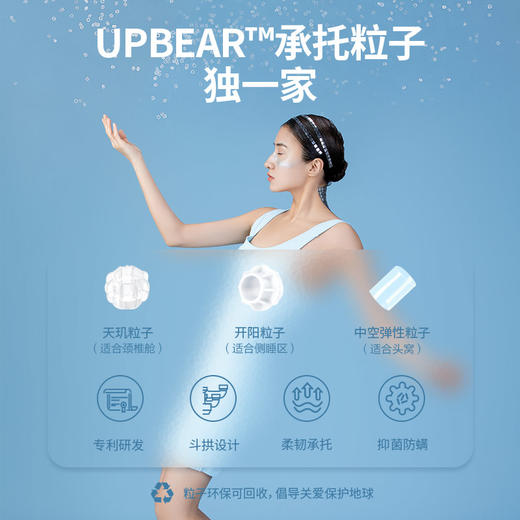 护颈舱侧睡  男护颈椎助睡眠家用枕芯不塌陷不变形专用软管枕 商品图2