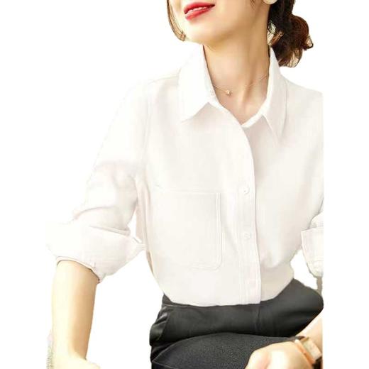 新款磨毛灯芯绒宽松显瘦加厚外搭长袖衬衫女打底秋冬叠穿衬衣 商品图4