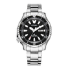 西铁城日本官方正品不锈钢蓝宝石玻璃200米潜水星期日历机械表NY0130-83E 商品缩略图1
