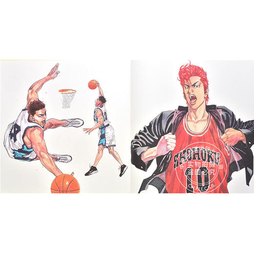 进口日文 灌篮高手 画集 PLUS / SLAM DUNK ILLUSTRATIONS 2 井上雄彦 礼物 商品图5