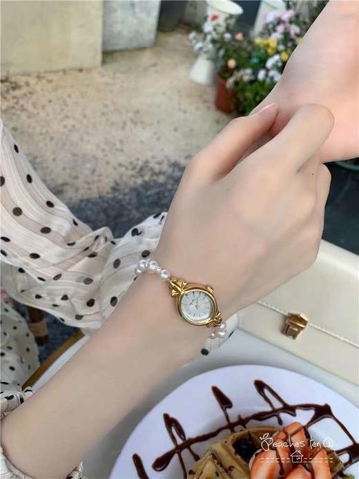 价值3500+ 原厂正dan ！小众高端款！‬agete珍珠表/方形bu纹‮腕理‬表 上手高贵典雅 简约文艺 复古又精致 有逼格 客供进口日本‮芯机‬ 手快有手慢无！ 商品图3