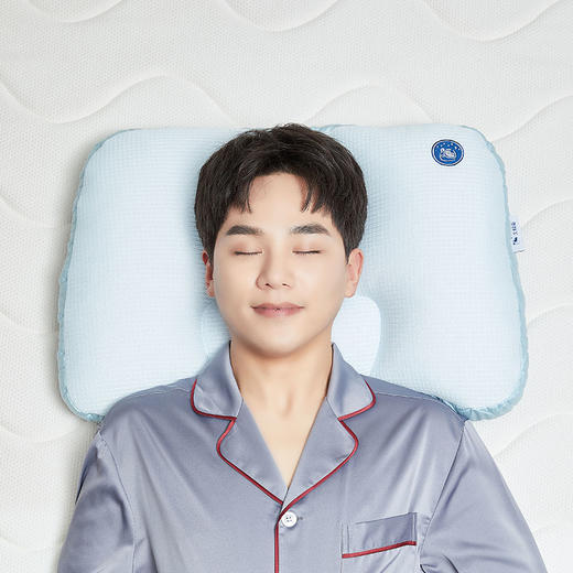 仰睡枕头 男护颈椎助睡眠家用枕芯不塌陷不变形专用软管枕 商品图3