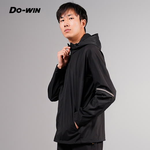 多威反重力外套2021年新款黑色百搭休闲梭织运动服2602001 商品图0