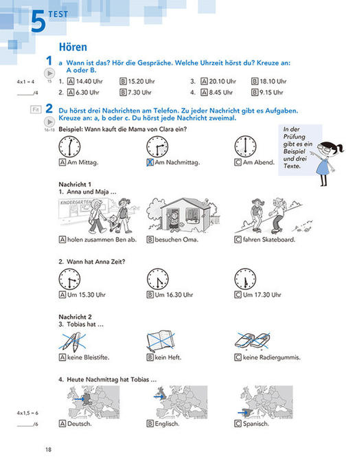 开心学德语(青少版)(A1)(同步测试) 商品图2