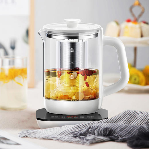 格力 养生壶  一壶百味 畅饮悦享 GKY-1501Gb （白+黑 ） 商品图2